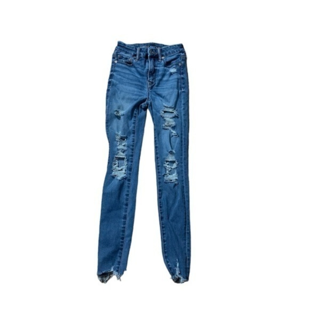 American Eagle The Luxe Jean Super Hi-Rise Jegging Size 0